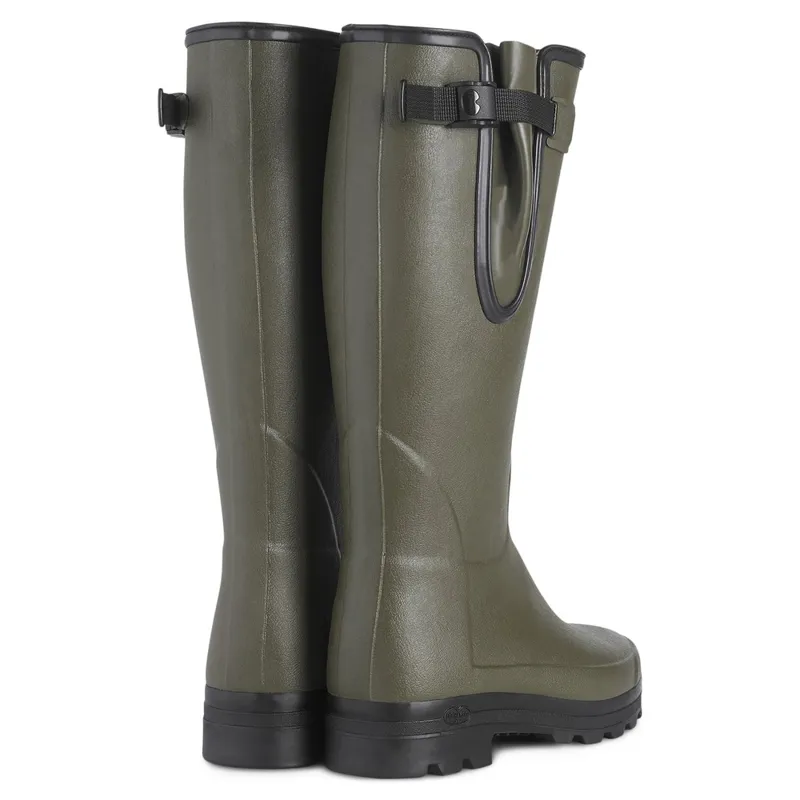 Le Chameau Mens Vierzonord Neoprene Lined Wellingtons Vert Chameau-2